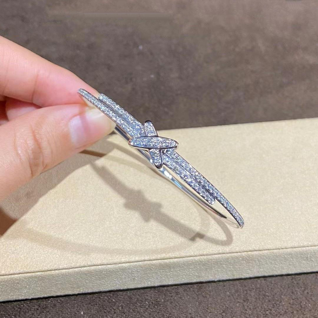 [AURORA]JEUX DE BRACELET DIAMONDS SILVER