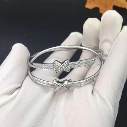 [AURORA]JEUX DE BRACELET DIAMONDS SILVER