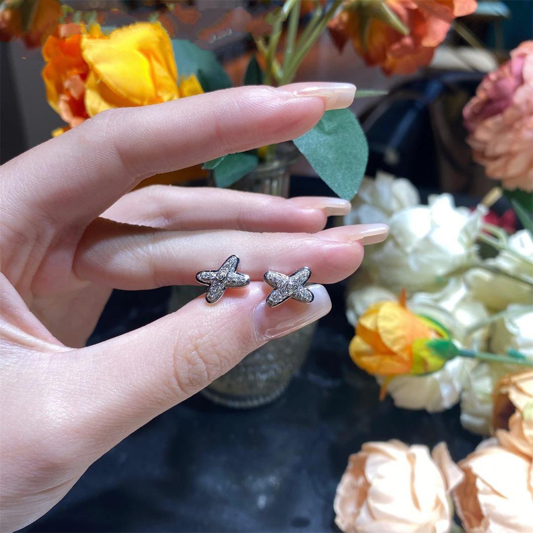 [AURORA]JEUX DE SILVER DIAMOND EARRINGS