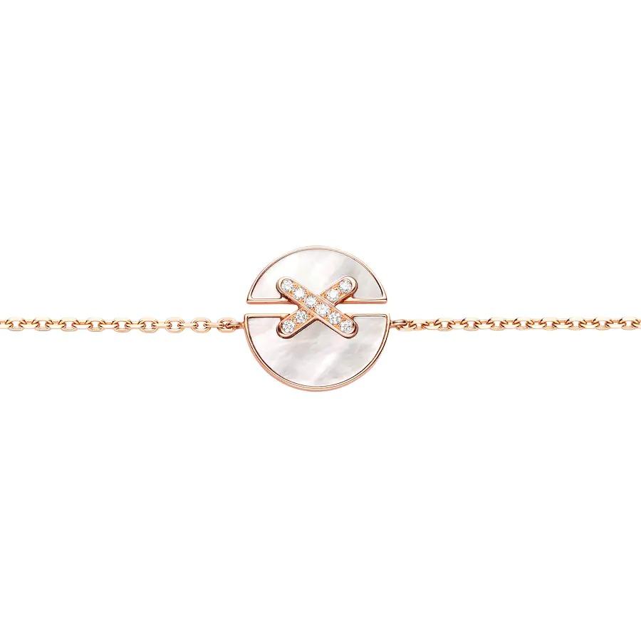 [AURORA]JEUX DE BRACELET MOP PINK GOLD DIAMONDS