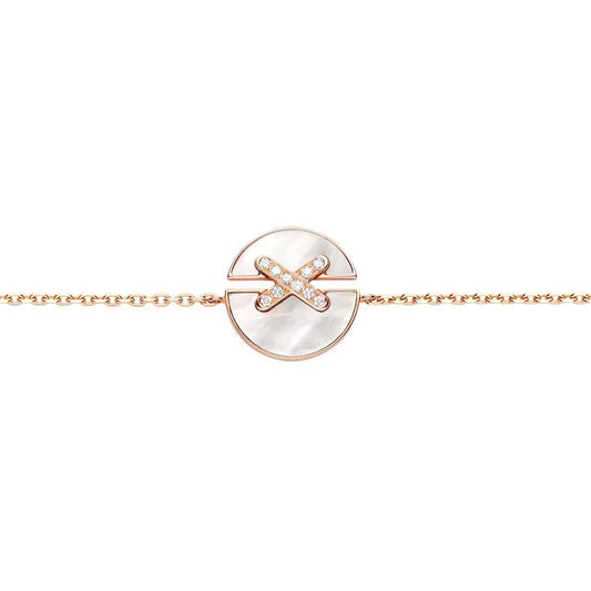 [AURORA]JEUX DE BRACELET MOP PINK GOLD DIAMONDS