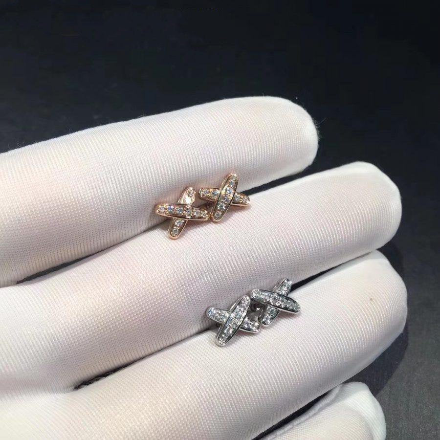 [AURORA]JEUX DE DIAMOND EARRINGS
