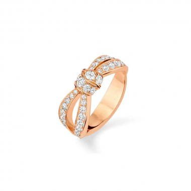 [AURORA]LIENS PINK GOLD DIAMOND RING
