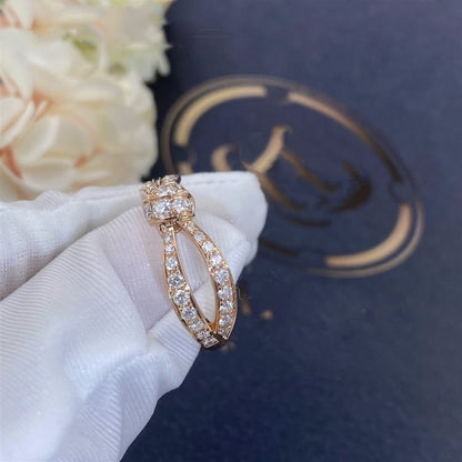 [AURORA]LIENS PINK GOLD DIAMOND RING