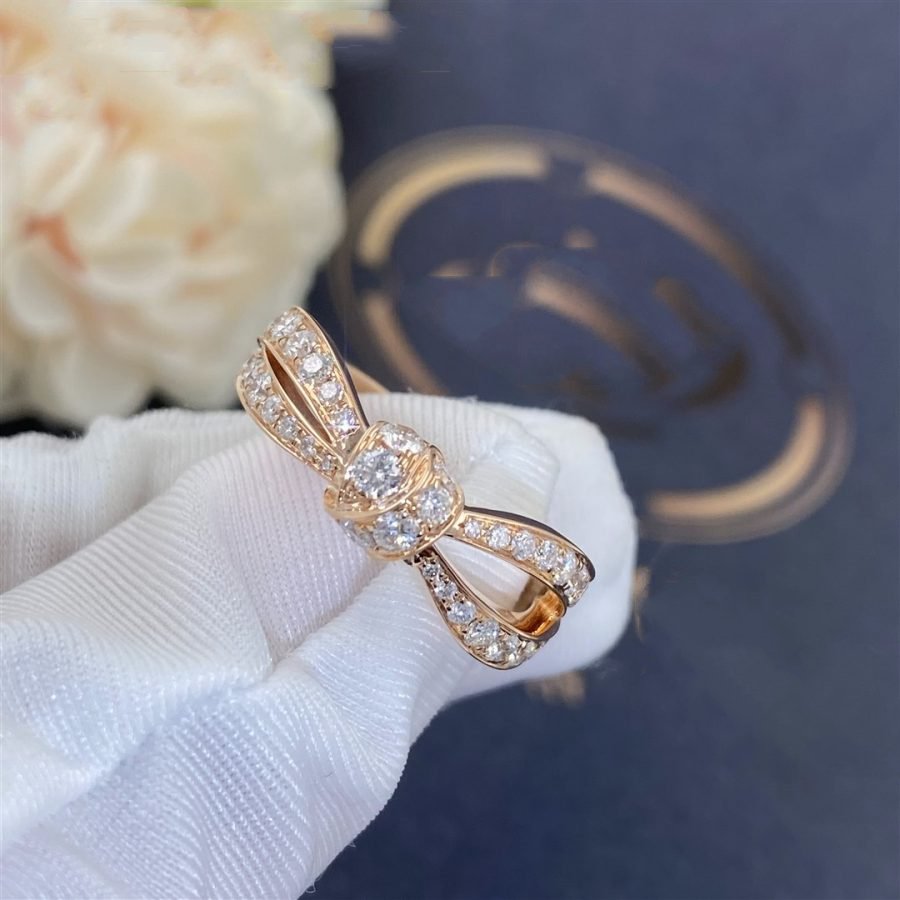 [AURORA]LIENS PINK GOLD DIAMOND RING