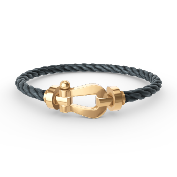 [AURORA]FORCE LARGE HORSESHOE NO DIAMOND BRACELET GOLD