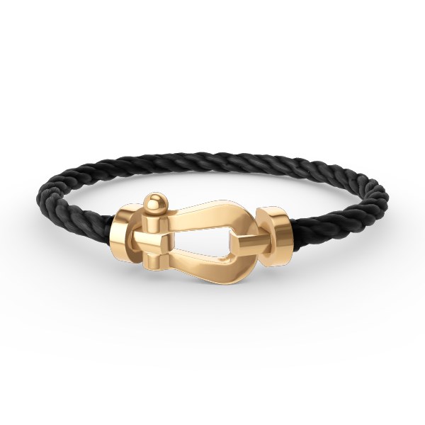 [AURORA]FORCE LARGE HORSESHOE NO DIAMOND BRACELET GOLD