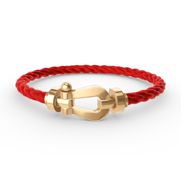 [AURORA]FORCE LARGE HORSESHOE NO DIAMOND BRACELET GOLD