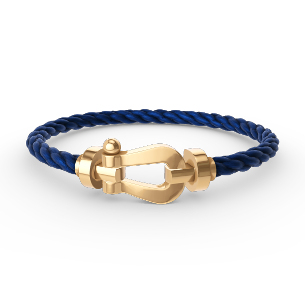 [AURORA]FORCE LARGE HORSESHOE NO DIAMOND BRACELET GOLD