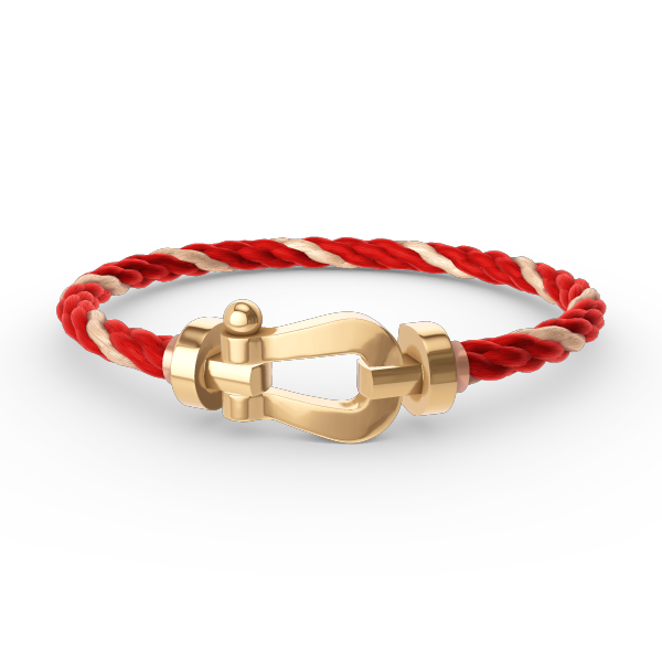 [AURORA]FORCE LARGE HORSESHOE NO DIAMOND BRACELET GOLD
