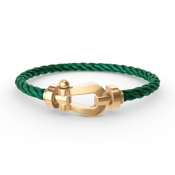 [AURORA]FORCE LARGE HORSESHOE NO DIAMOND BRACELET GOLD