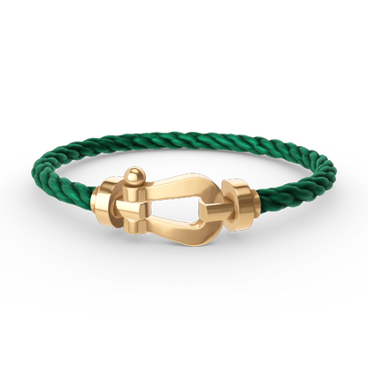 [AURORA]FORCE LARGE HORSESHOE NO DIAMOND BRACELET GOLD