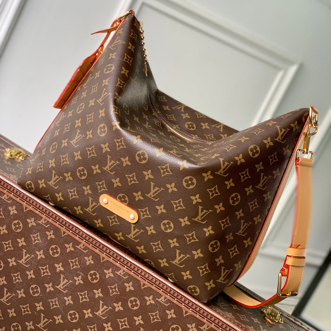 VAGABOND HOBO 38 IN BROWN MONOGRAM CANVAS