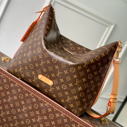 VAGABOND HOBO 38 IN BROWN MONOGRAM CANVAS
