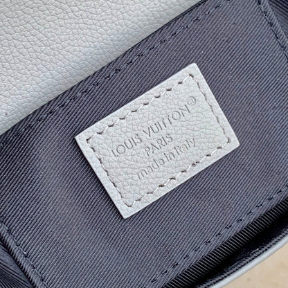 PULSE WEARABLE WALLET 22.5 IN SAND MONOGRAM SHADOW EMBOSSED CALFSKIN