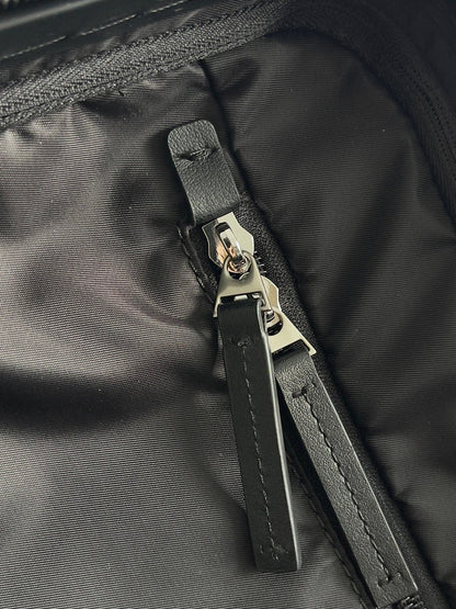 BOTTEGA VENETA 25S ODYSSEY CABIN 3D INTRECCIO PATTERN LUGGAGE 55 IN BLACK CALFSKIN