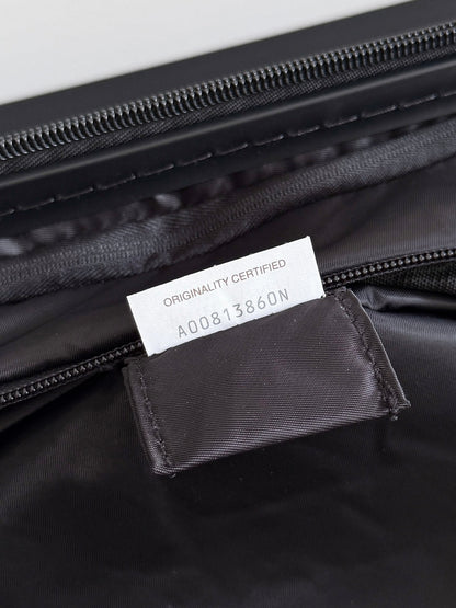 BOTTEGA VENETA 25S ODYSSEY CABIN 3D INTRECCIO PATTERN LUGGAGE 55 IN OLIVE GREEN CALFSKIN