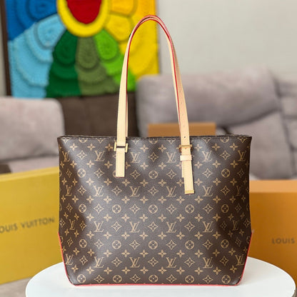 LV 25S MEZZO BAG 43 IN BROWN MONOGRAM CANVAS AND CALFSKIN GOLD HARDWARE