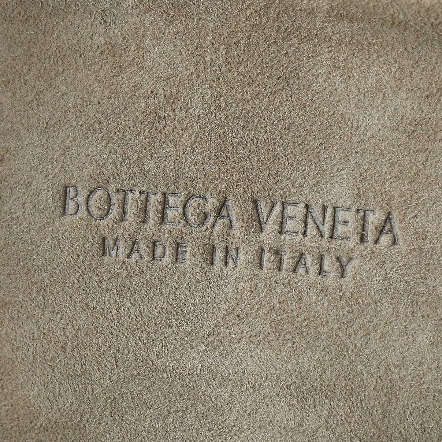 BOTTEGA VENETA 25S SMALL JODIE 36 IN MUTED TAUPE SUEDE GOLD HARDWARE