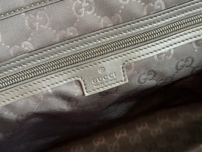 WEB STRIPE-STRAP TOTE BAG 45 IN BLACK CANVAS