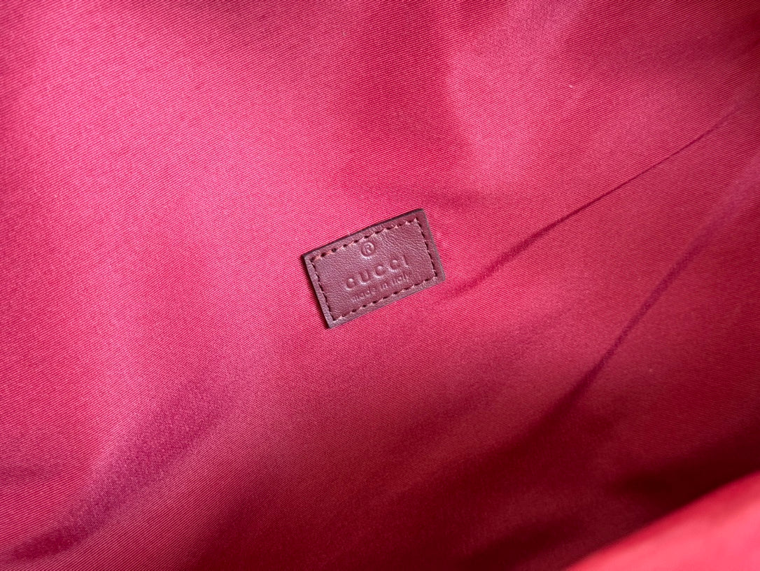 MEDIUM BACKPACK 40 IN ROSSO ANCORA RED GG CANVAS