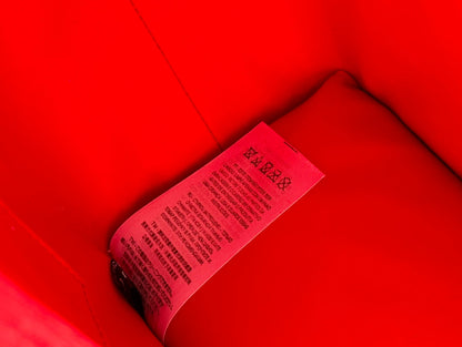 CHILDREN'S PRINTED CAT TOTE BAG 28.5 IN BEIGE AND DARK BROWN GG CANVAS RED TRIM