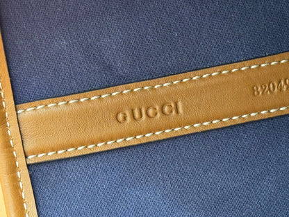 SMALL TOTISSIMA REVERSIBLE TOTE 22 IN DARK BLUE DENIM ONE SIDE BLUE SUEDE