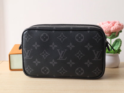 TROCADERO BAG 20 IN BLACK MONOGRAM ECLIPSE CANVAS