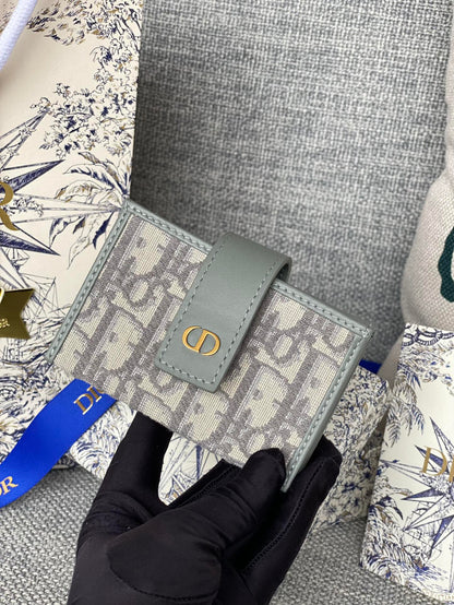 MONTAIGNE WALLET 11 IN OSLO GREY MONOGRAM OBLIQUE JACQUARD