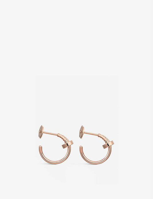 [AURORA]JUSTE EARRINGS PINK GOLD