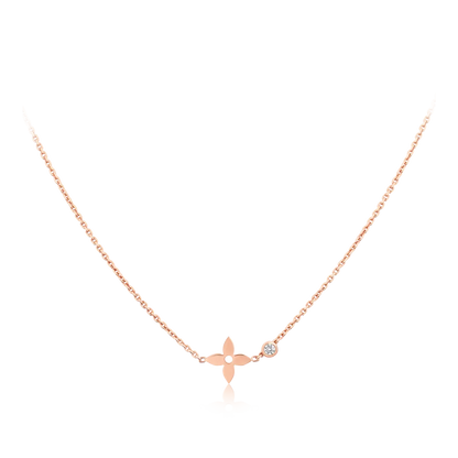 [AURORA]BLOSSOM PENDANT PINK GOLD AND DIAMOND