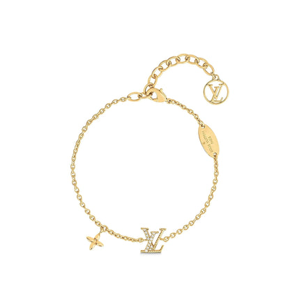 [AURORA]LOGO STAR MOTIF GOLD BRACELET