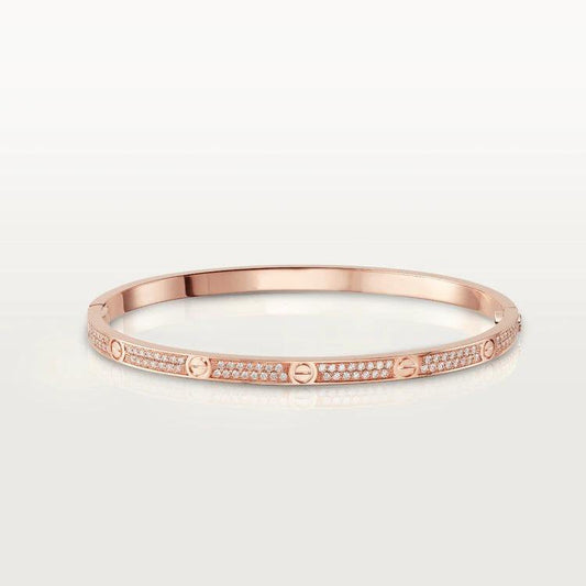[AURORA]LOVE BRACELET 3.65MM DIAMOND-PAVED