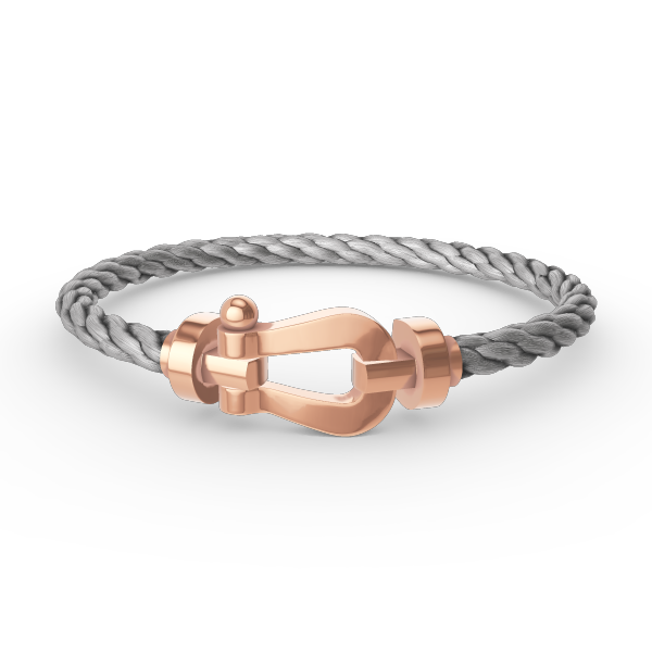 [AURORA]FORCE LARGE HORSESHOE NO DIAMOND BRACELET ROSE GOLD
