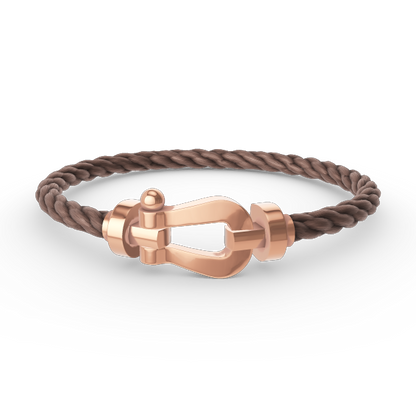 [AURORA]FORCE LARGE HORSESHOE NO DIAMOND BRACELET ROSE GOLD