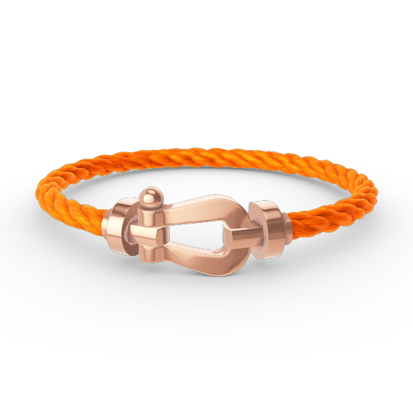 [AURORA]FORCE LARGE HORSESHOE NO DIAMOND BRACELET ROSE GOLD