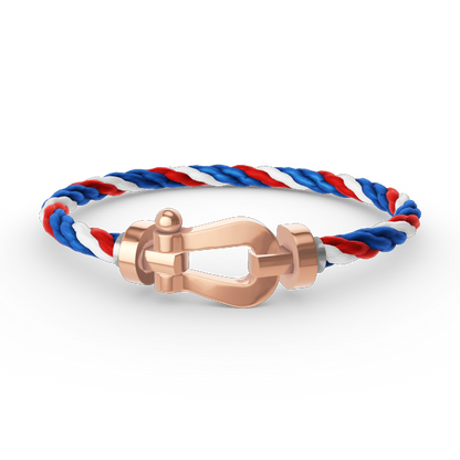 [AURORA]FORCE LARGE HORSESHOE NO DIAMOND BRACELET ROSE GOLD