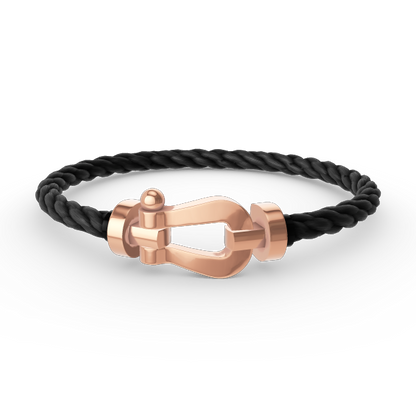 [AURORA]FORCE LARGE HORSESHOE NO DIAMOND BRACELET ROSE GOLD