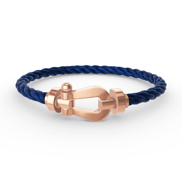 [AURORA]FORCE LARGE HORSESHOE NO DIAMOND BRACELET ROSE GOLD
