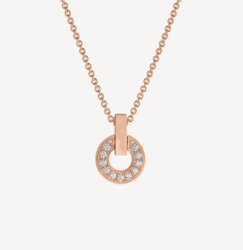 [AURORA]GARI NECKLACE PINK GOLD DIAMOND