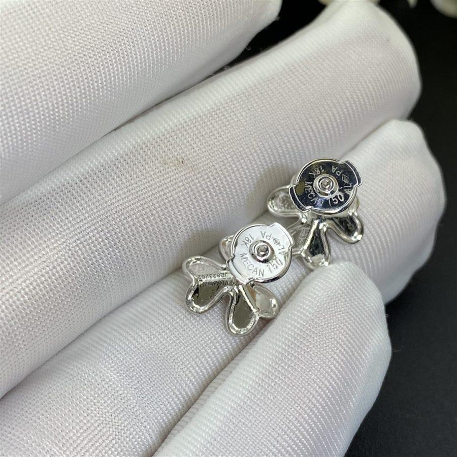 [AURORA]FRIVOLE MINI SILVER FLOWER EARRINGS