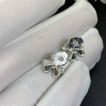 [AURORA]FRIVOLE MINI SILVER FLOWER EARRINGS
