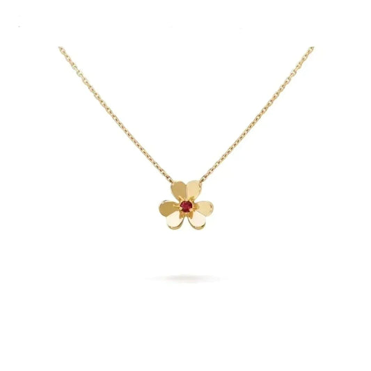 [AURORA]FRIVOLE GOLD FLOWER NECKLACE