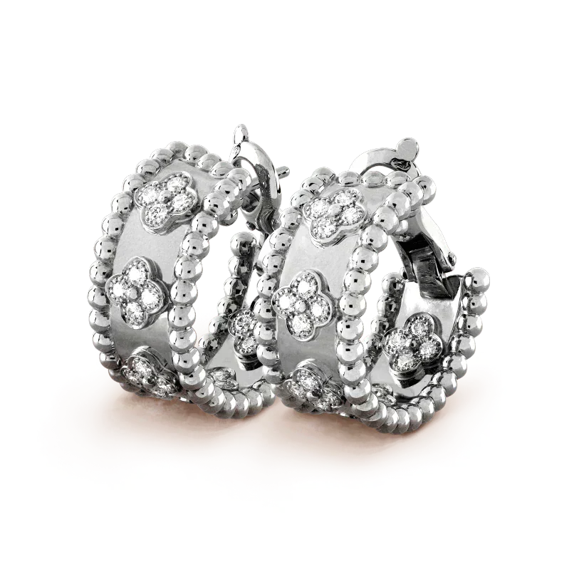 [AURORA]PERLEE DIAMOND EARRINGS