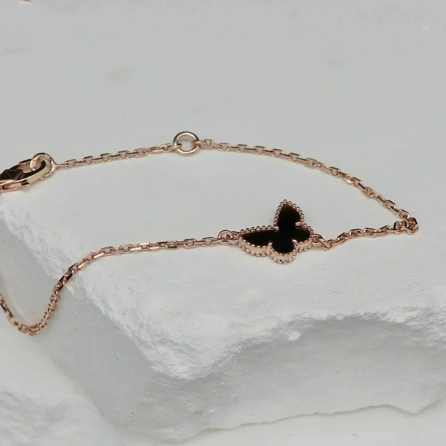 [AURORA]BUTTERFLY ONYX  BUTTERFLY BRACELET