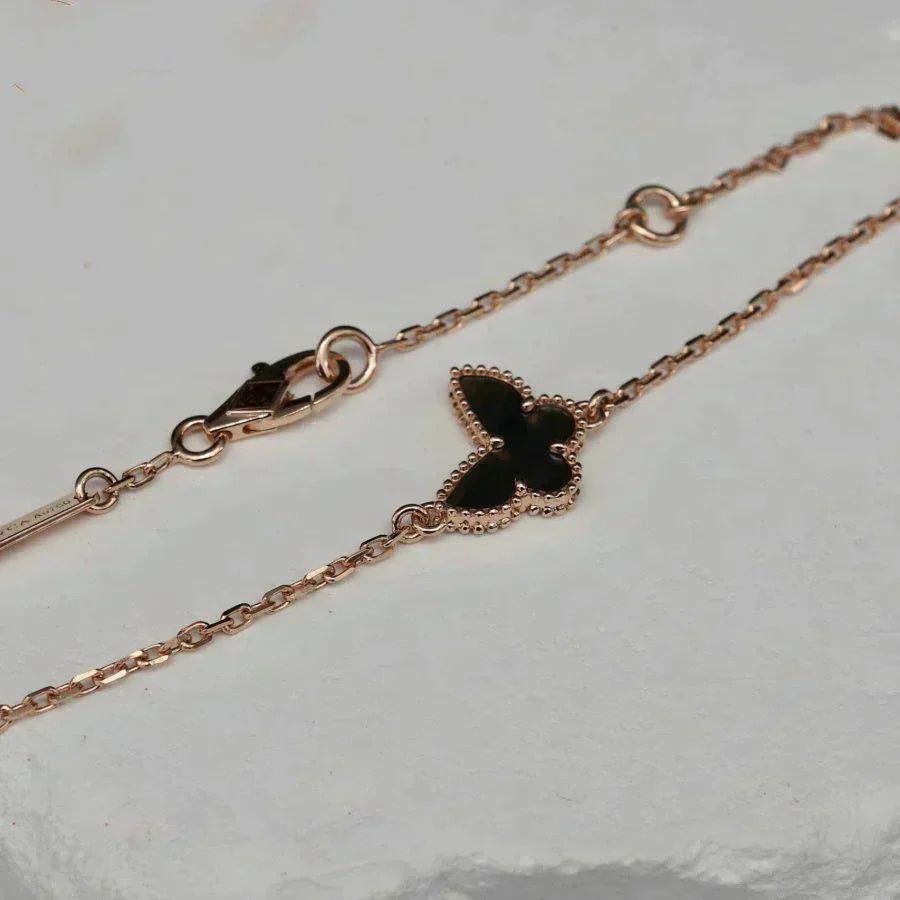 [AURORA]BUTTERFLY ONYX  BUTTERFLY BRACELET