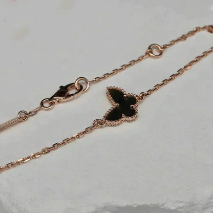 [AURORA]BUTTERFLY ONYX  BUTTERFLY BRACELET