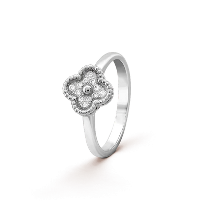 [AURORA]CLOVER DIAMOND RING