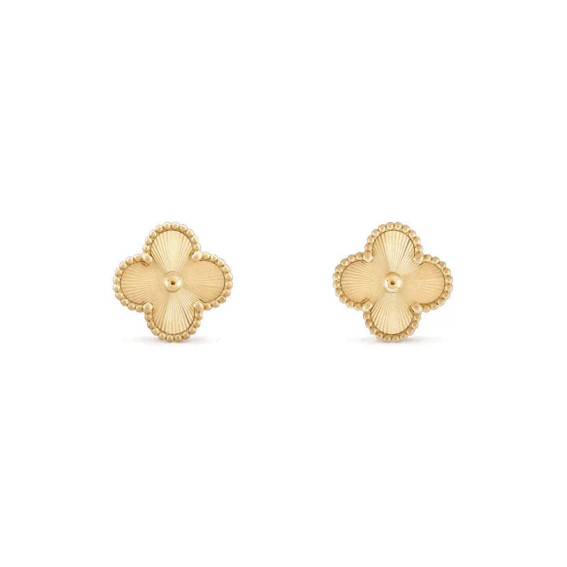 [AURORA]CLOVER MEDIUM 1 MOTIFS LASER EARRINGS
